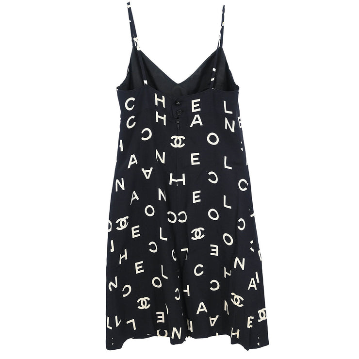Chanel Sleeveless Dress Black 97P #38 152700