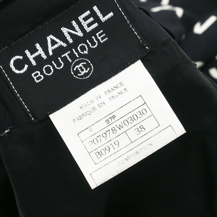 Chanel Sleeveless Dress Black 97P #38 152700