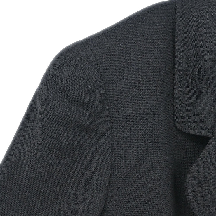 Chanel Jacket Dress Black 97P #38 152722