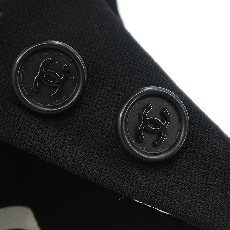 Chanel Jacket Dress Black 97P #38 152722