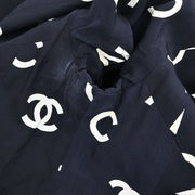 Chanel Jacket Dress Black 97P #38 152722