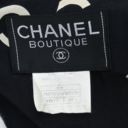 Chanel Jacket Dress Black 97P #38 152722