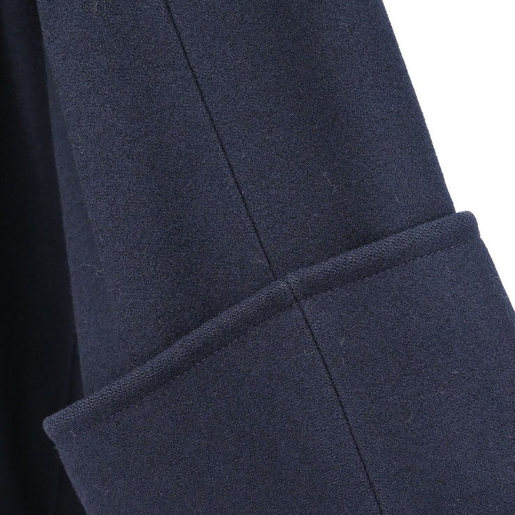 Chanel Coat Navy 153043