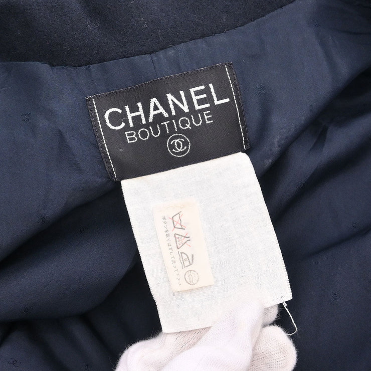 Chanel Coat Navy 153043