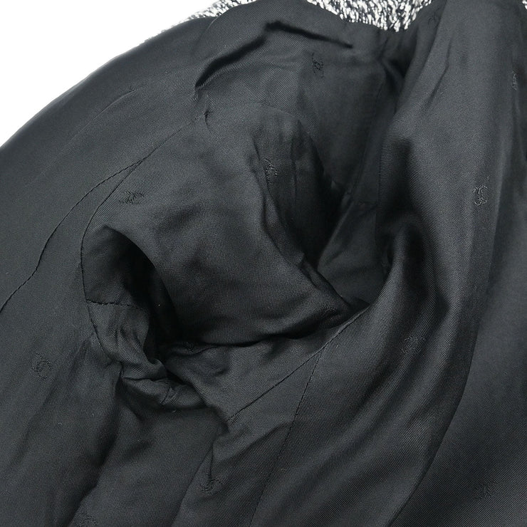 Chanel Collarless Jacket Black 97C #36 153838