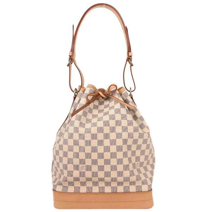 Louis Vuitton Damier Azur Noe Bucket Shoulder Bag N42222 AR2017 153928