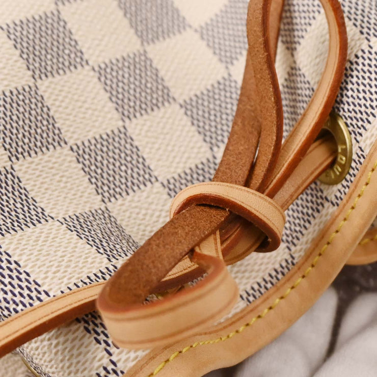 Louis Vuitton Damier Azur Noe Bucket Shoulder Bag N42222 AR2017 153928
