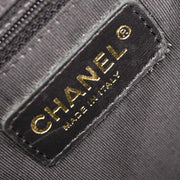 Chanel Black Calfskin Bowling Bag 37 153929