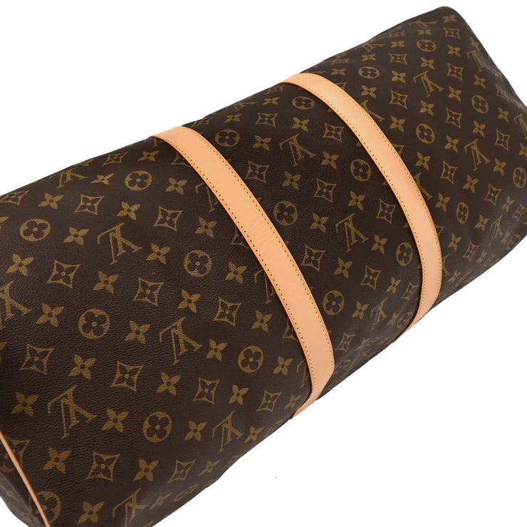 Louis Vuitton Monogram Keepall Bandouliere 55 Duffle Bag M41414 FL0050 153930