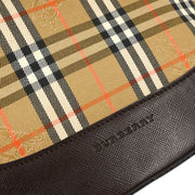 Burberry Beige Brown House Check Tote Bag 153933