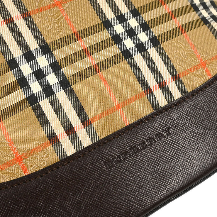 Burberry Beige Brown House Check Tote Bag 153933