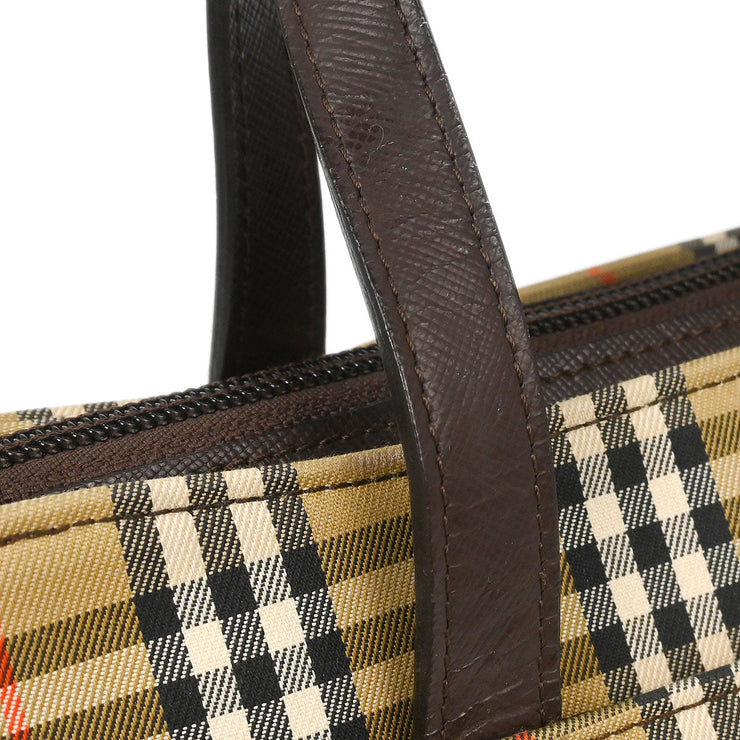 Burberry Beige Brown House Check Tote Bag 153933