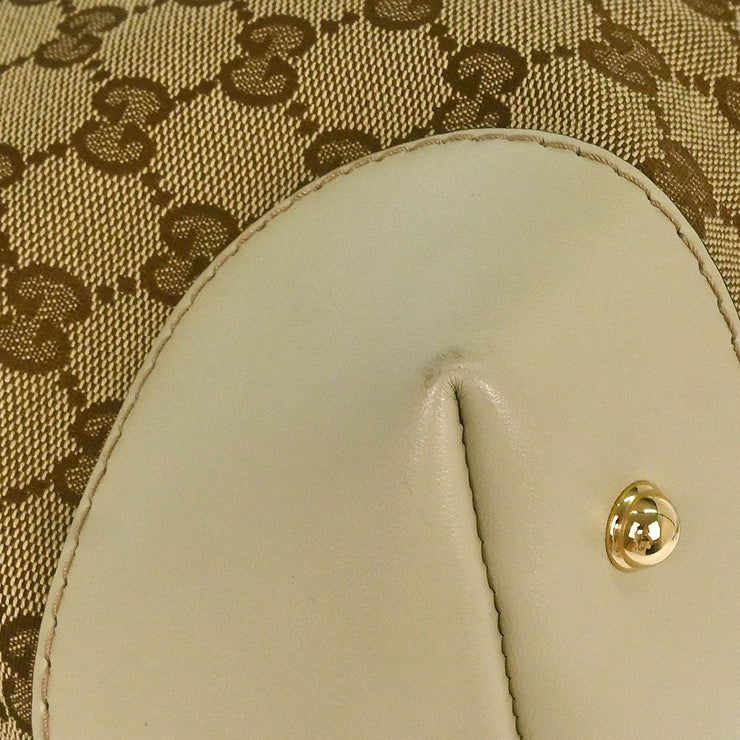 Gucci Beige Heart Bit GG 2way Tote Bag 269957 520981 153934