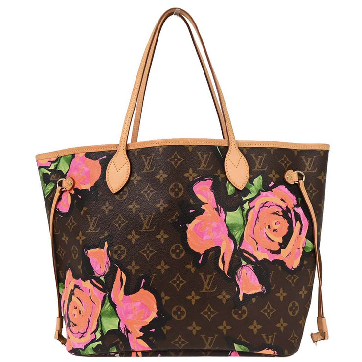 Louis Vuitton Monogram Rose Neverfull MM Shoulder Tote Bag M48613 SP0049 153935