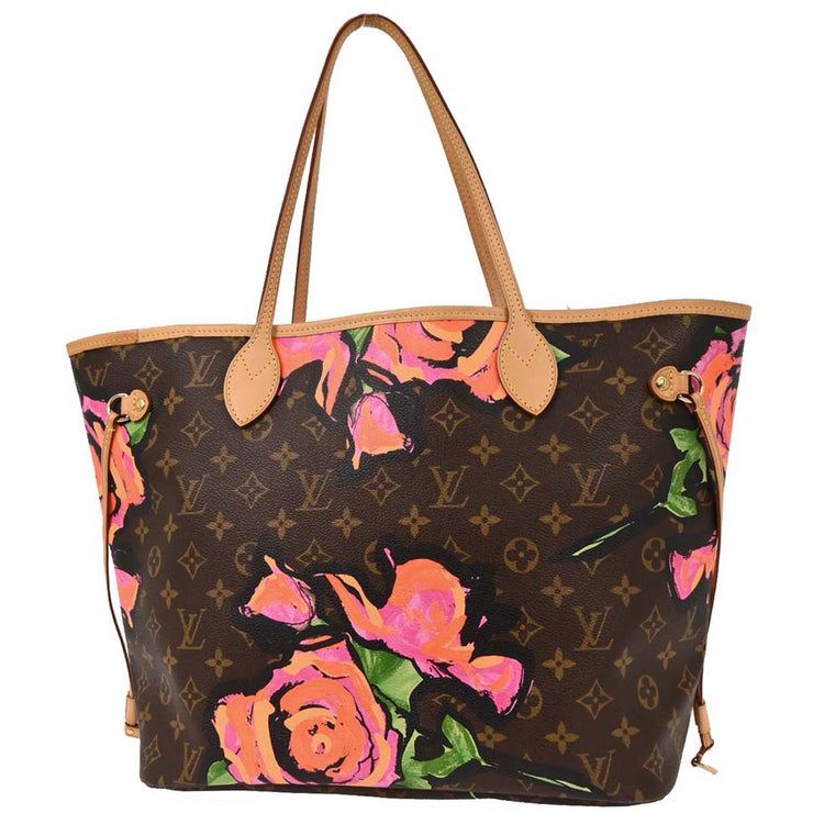 Louis Vuitton Monogram Rose Neverfull MM Shoulder Tote Bag M48613 SP0049 153935