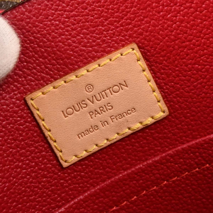 Louis Vuitton Monogram Cherry Sac Plat Tote Handbag M95010 MI0025 153936