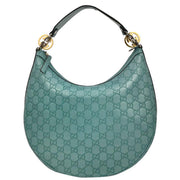 Gucci Light Blue Guccissima GG Hobo Handbag 232962 000926 153942