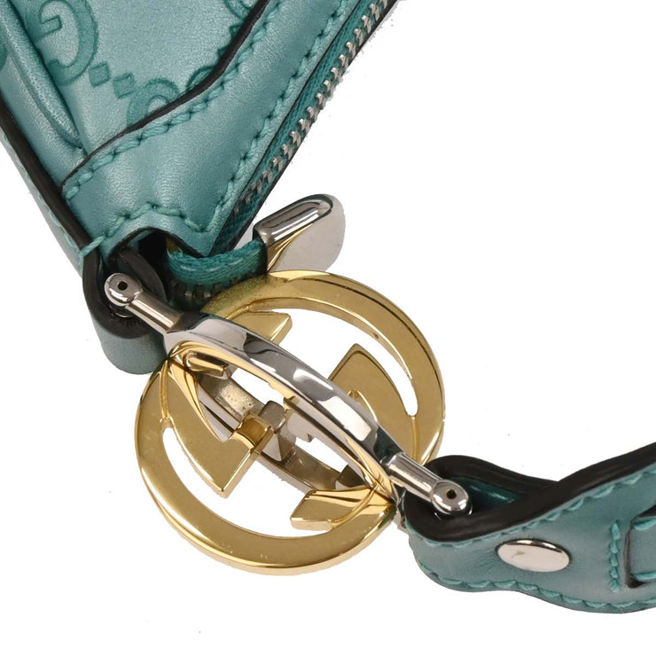 Gucci Light Blue Guccissima GG Hobo Handbag 232962 000926 153942