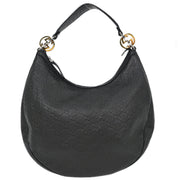 Gucci Black GG Twins Guccissima Hobo Bag 232962 502752 153947