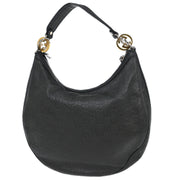 Gucci Black GG Twins Guccissima Hobo Bag 232962 502752 153947