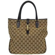 Gucci Brown Beige Jackie Tote Bag 145818 1781 153951