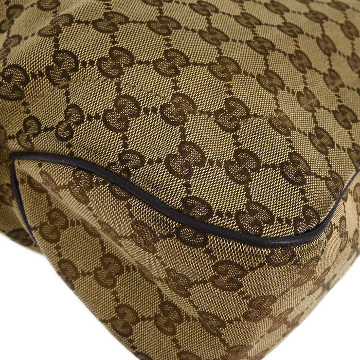 Gucci Brown Beige Jackie Tote Bag 145818 1781 153951