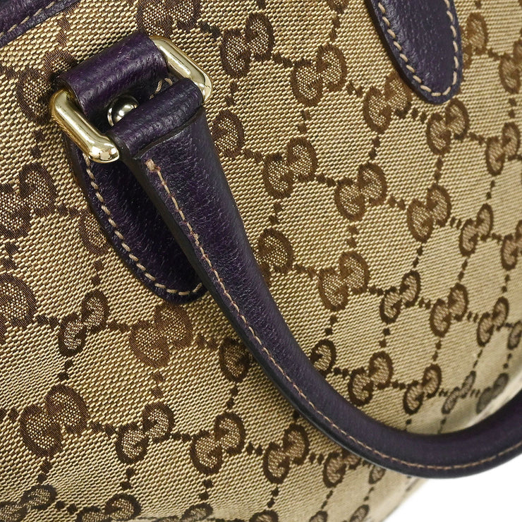 Gucci Brown Beige Jackie Tote Bag 145818 1781 153951