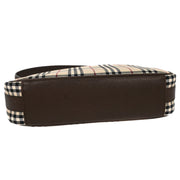 Burberry Beige Brown Burberry Check Handbag 153952