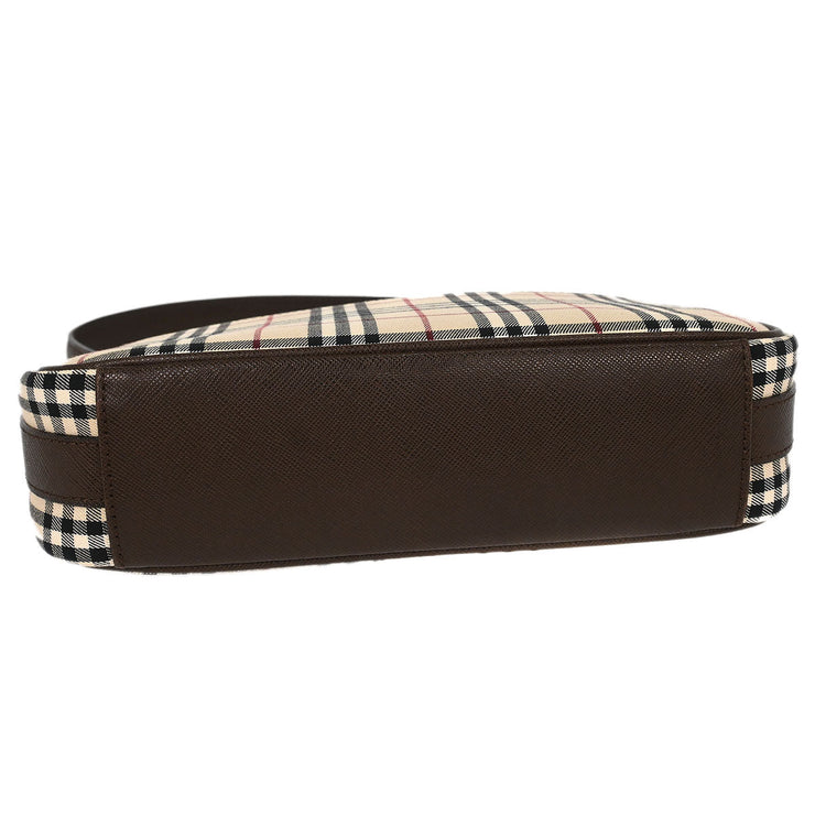 Burberry Beige Brown Burberry Check Handbag 153952