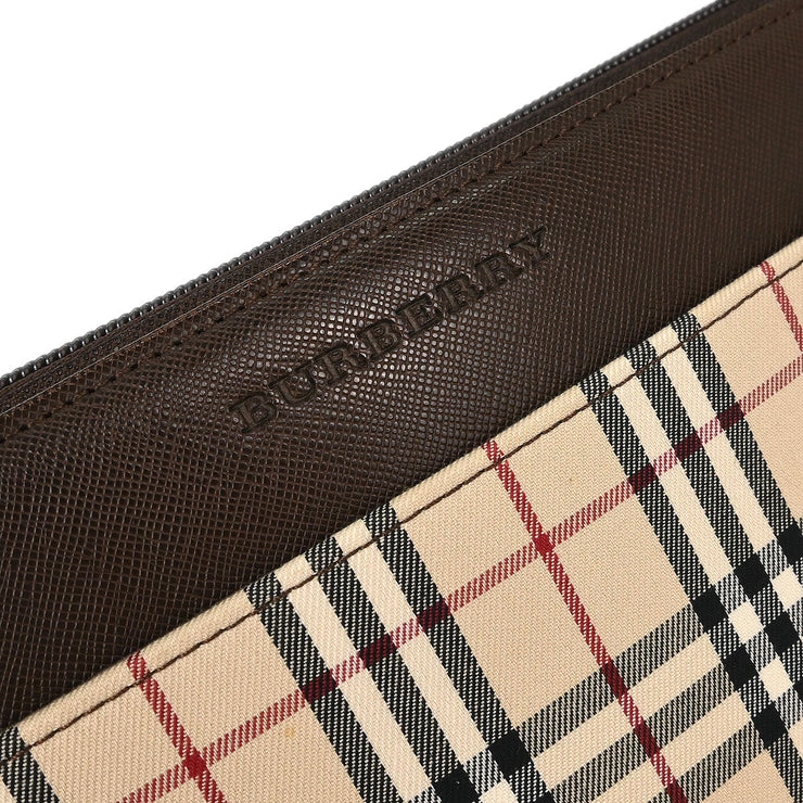 Burberry Beige Brown Burberry Check Handbag 153952