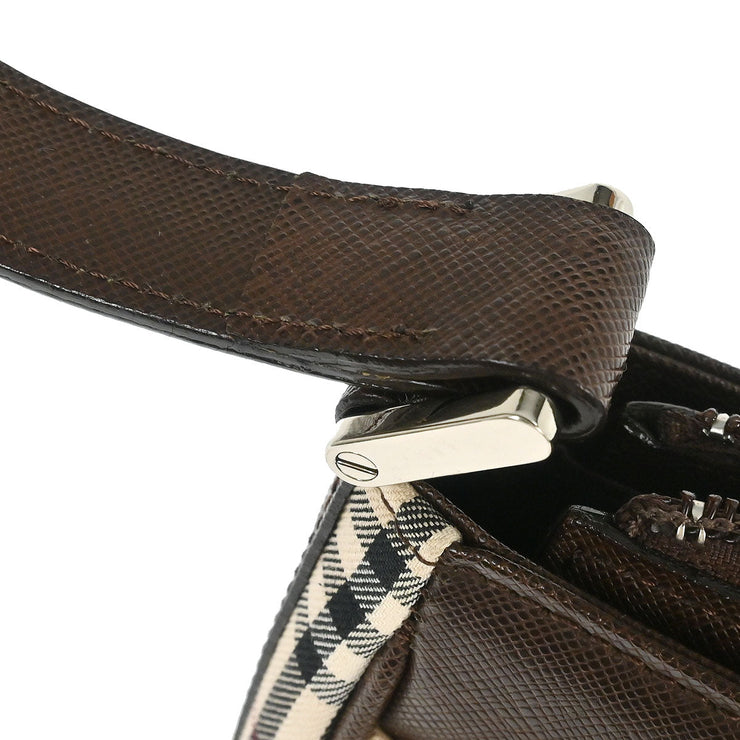Burberry Beige Brown Burberry Check Handbag 153952
