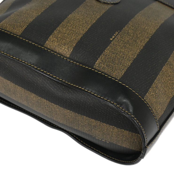 Fendi Brown Black Pequin Shoulder Bag 2262-11644-079 153954