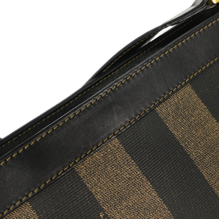 Fendi Brown Black Pequin Shoulder Bag 2262-11644-079 153954