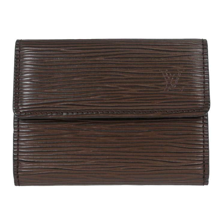 Louis Vuitton Epi Brown Ludlow Coin Case Wallet M6330D 153956