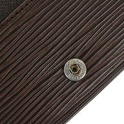 Louis Vuitton Epi Brown Ludlow Coin Case Wallet M6330D 153956