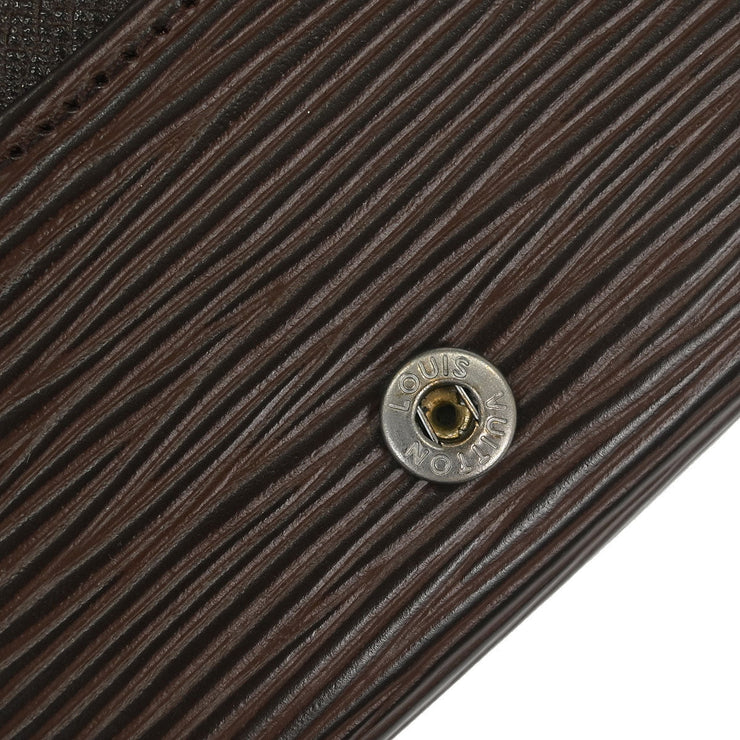 Louis Vuitton Epi Brown Ludlow Coin Case Wallet M6330D 153956