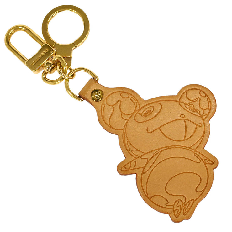 Louis Vuitton Porte Cles Panda Key Holder Charm M62637 Small Good CT0094 153957