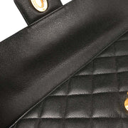 Chanel Black Calfskin Briefcase Business Handbag 153959