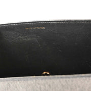 Chanel Black Calfskin Briefcase Business Handbag 153959
