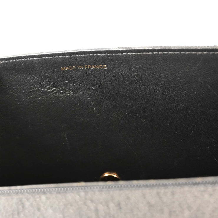 Chanel Black Calfskin Briefcase Business Handbag 153959