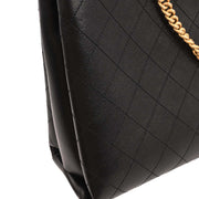 Chanel Black Coco Luxe Calfskin 2way Handbag 153962