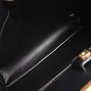 Chanel Black Coco Luxe Calfskin 2way Handbag 153962