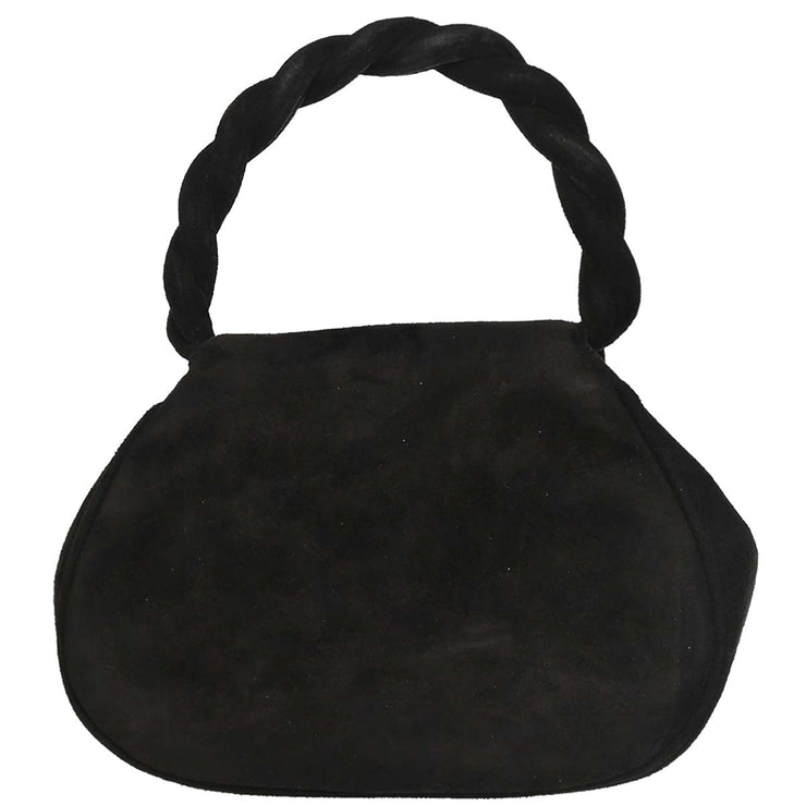 Chanel Black Suede Handbag 153964