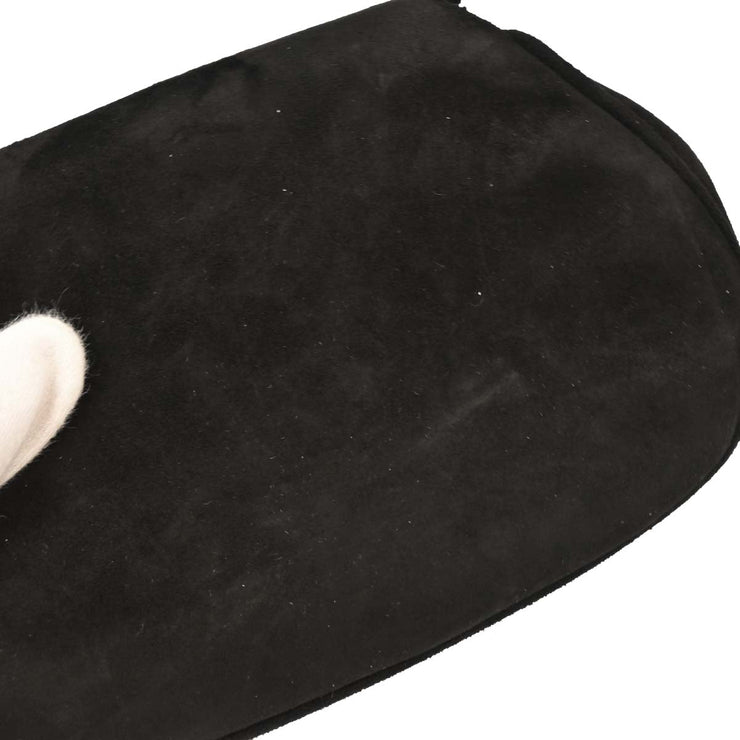 Chanel Black Suede Handbag 153964