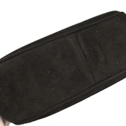 Chanel Black Suede Handbag 153964
