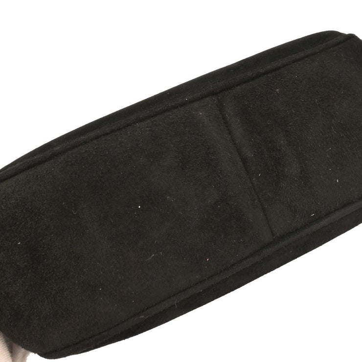 Chanel Black Suede Handbag 153964