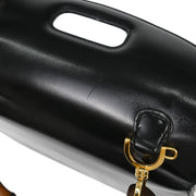 Gucci Black Bamboo 2way Handbag 000-2113-0633 153966