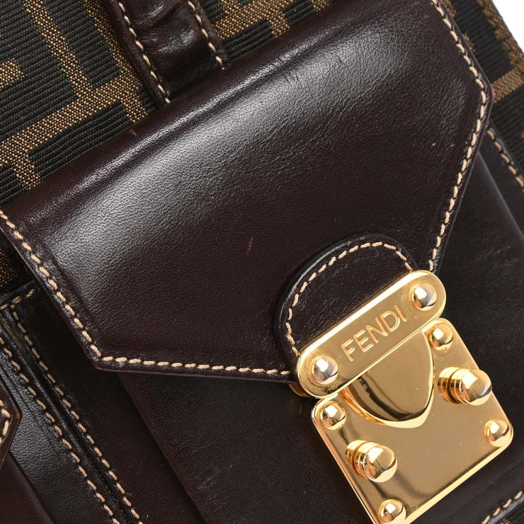 Fendi Brown Zucca 2way Handbag 0915187 153967