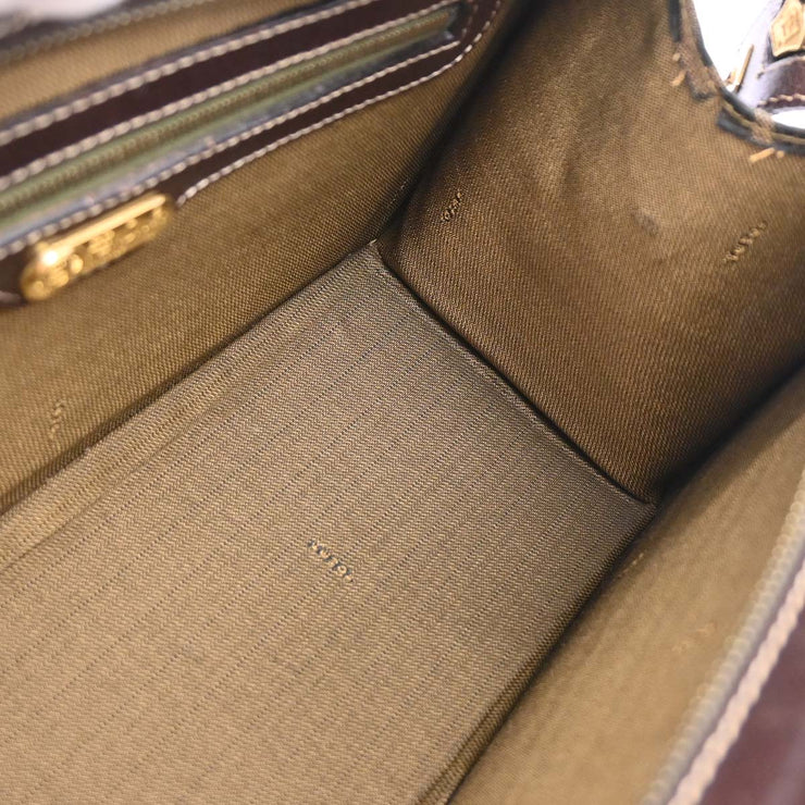 Fendi Brown Zucca 2way Handbag 0915187 153967