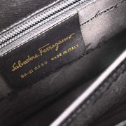 Salvatore Ferragamo Black Gancini 2way Handbag BA-21 0290 153969